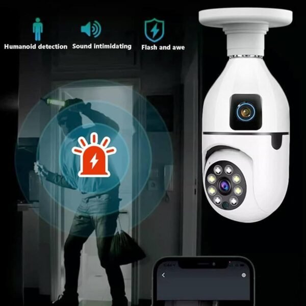 Foco cámara doble lente V380pro