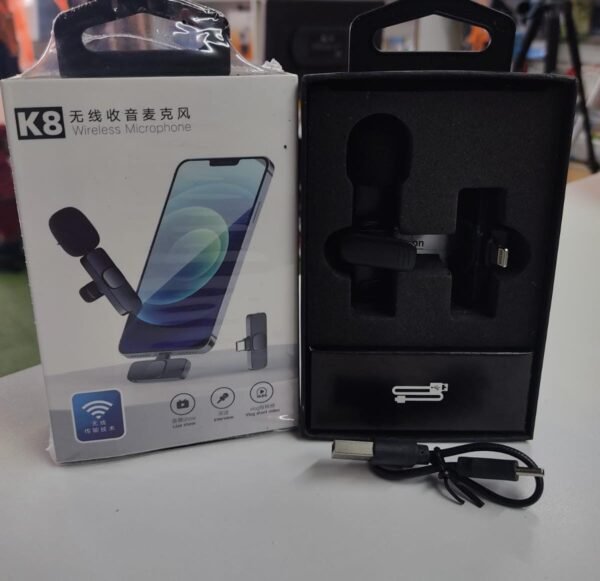 Micrófono inalámbrico recargable tipo lightning