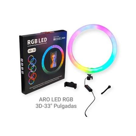 Aro de luz led 3D-33 Aro de luz RGB LED 3D-33