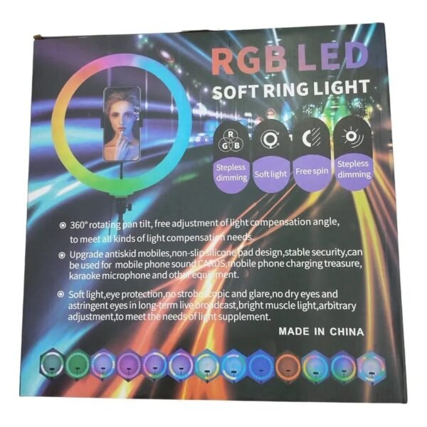 Aro de luz led 3D-33 Aro de luz RGB LED 3D-33