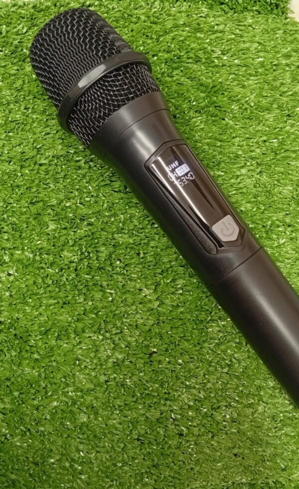 Micrófono inalámbrico recargable de mano