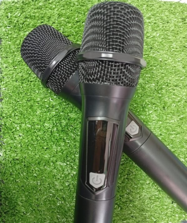 Micrófono inalámbrico recargable de mano