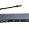 Adaptador tipo C 8 en 1