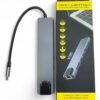 Adaptador tipo C 8 en 1