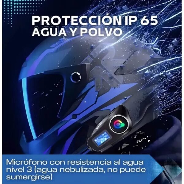 Intercomunicador Q58-Max para Moto