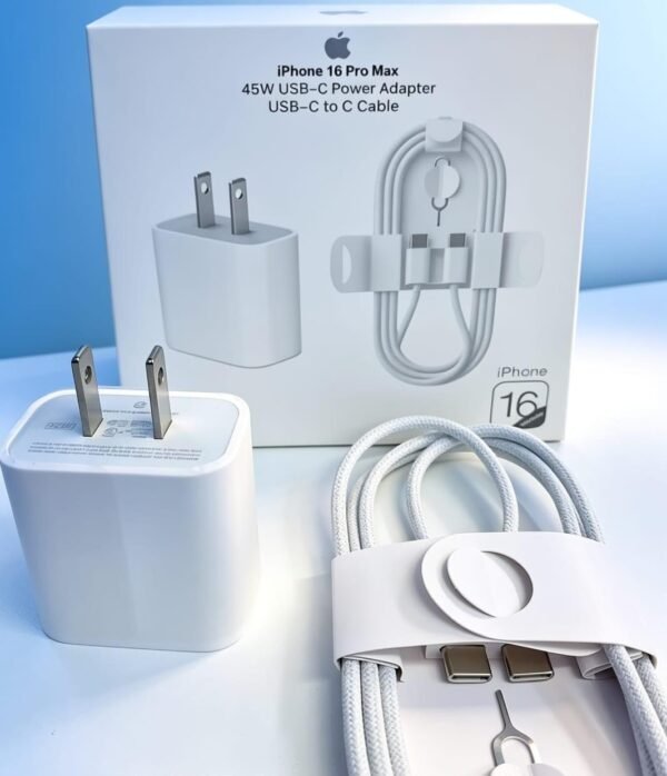 Cargador para iPhone 16 Pro Max 45w
