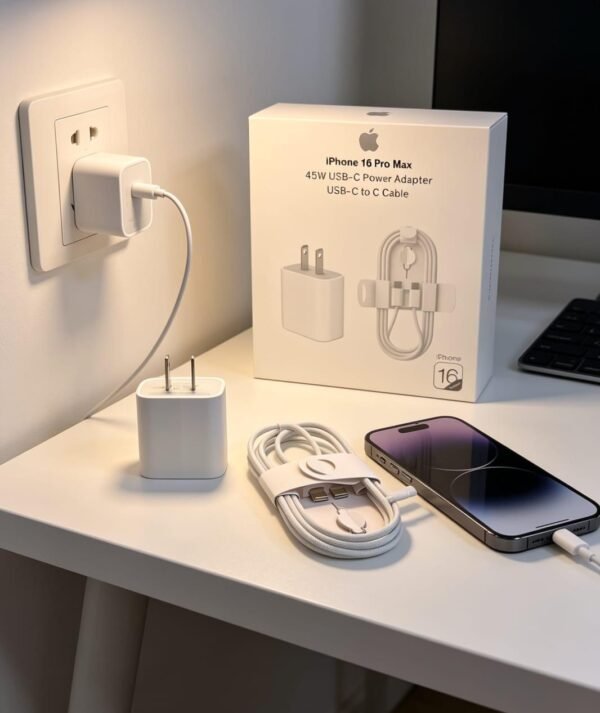 Cargador para iPhone 16 Pro Max 45w
