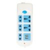Regleta eléctrica 5 puertos + 2 USB