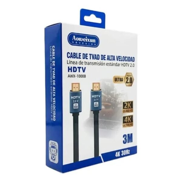 Cable HDMI 3m Cable HDMI - HDMI de 3m/ 4K