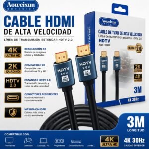 Cable HDMI 3m Cable HDMI - HDMI de 3m/ 4K