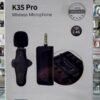 microfono auxiliar inalambrico Micrófono inalámbrico recargable auxiliar K35 Pro