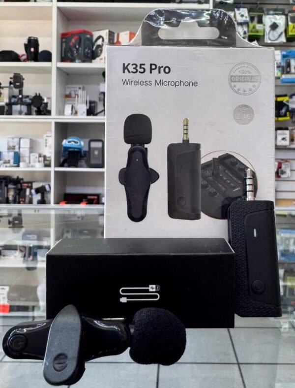 microfono auxiliar inalambrico Micrófono inalámbrico recargable auxiliar K35 Pro