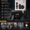 microfono auxiliar inalambrico Micrófono inalámbrico recargable auxiliar K35 Pro
