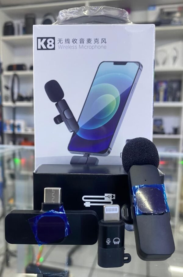 Microfono para iphone Micrófono inalámbrico iPhone K8