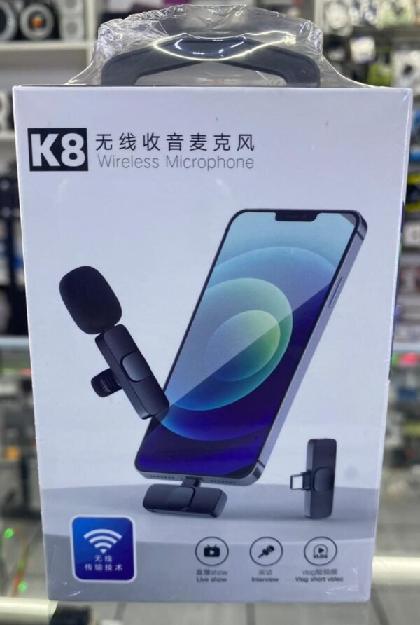Microfono para iphone Micrófono inalámbrico iPhone K8