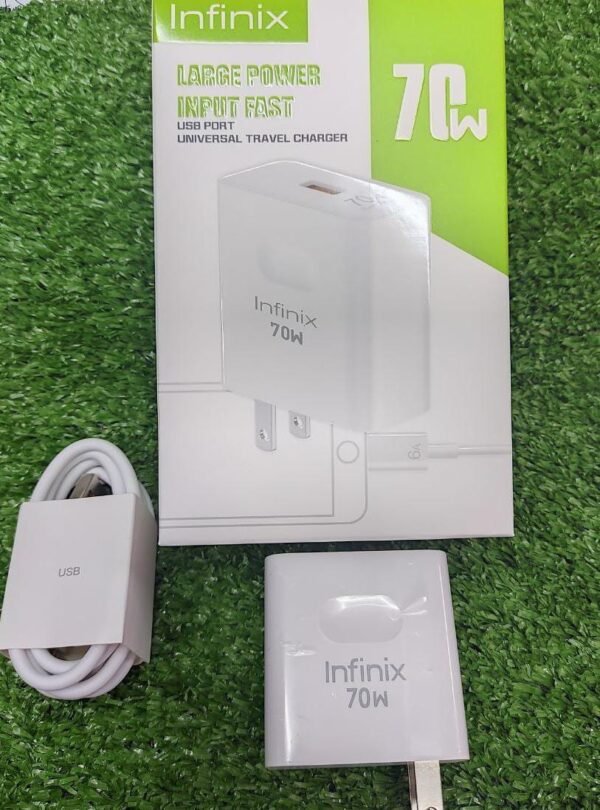 Cargador carga rápida Infinix 70w