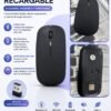 Mouse recargable Inalámbrico + Bluetooth