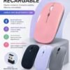 Mouse recargable Inalámbrico + Bluetooth