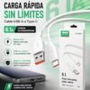Cable de carga tipo-C 2 metros