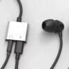 Adaptador Tipo C a audífonos y carga Adaptador Tipo C a audífonos y carga