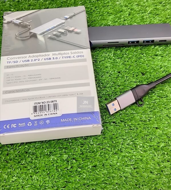 Adaptador 6 en 1 tipo-C
