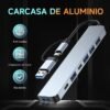 Adaptador 7 en 1 tipo-C