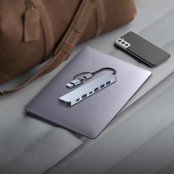 Adaptador 7 en 1 tipo-C