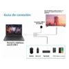 Adaptador tipo C a USB - HDMI - TIPO C 3 EN 1