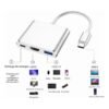 Adaptador tipo C a USB - HDMI - TIPO C 3 EN 1