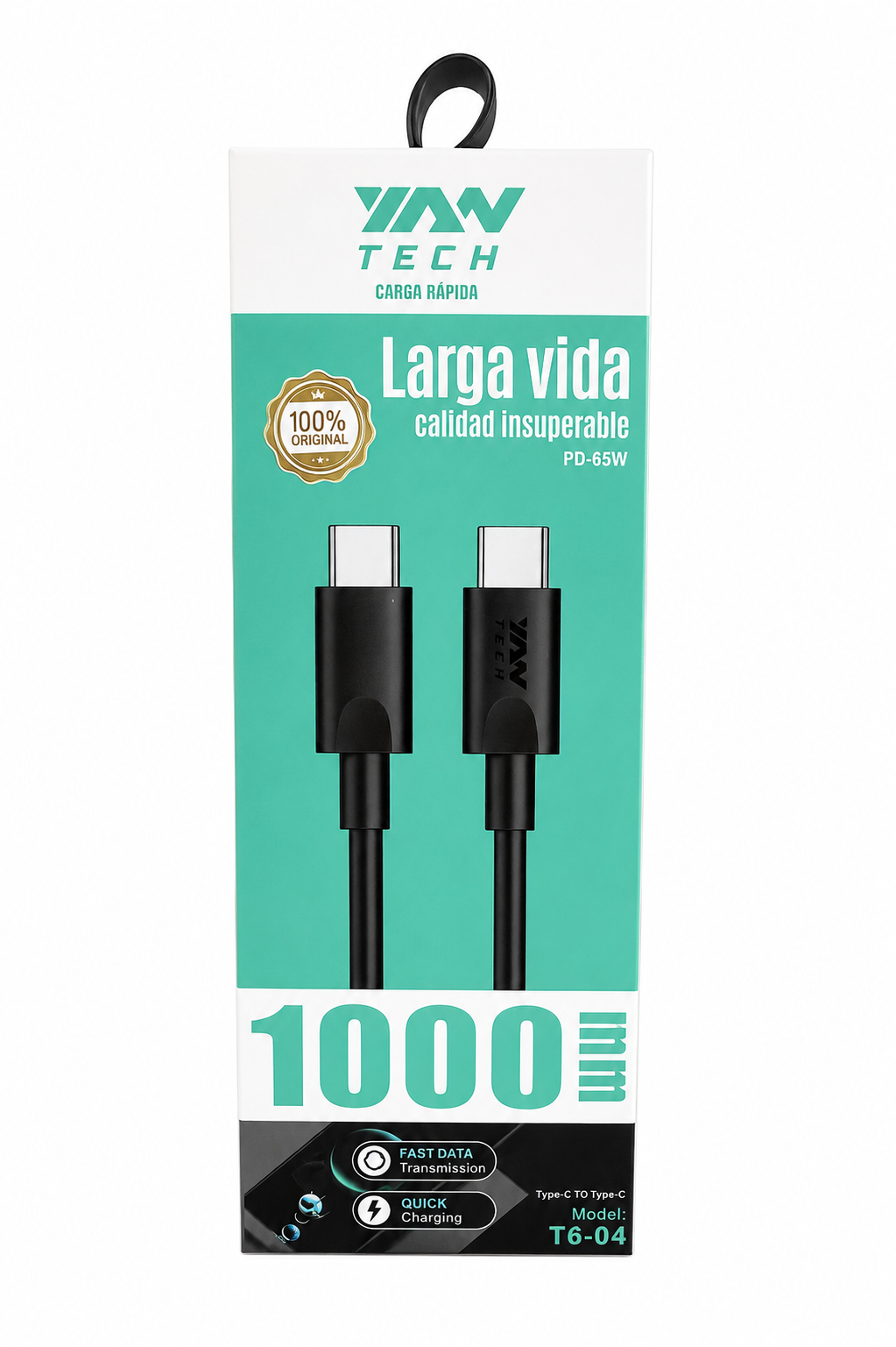 Cable de carga tipo C a C 1 m