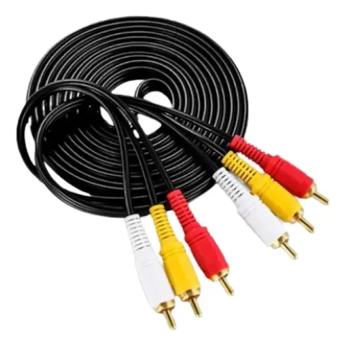 87192024-O Cable RCA 3x3 de 5 metros