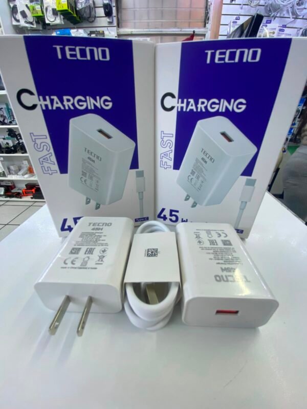 Cargador Tecno 45w