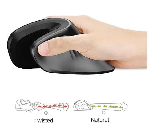 Mouse Ergonómico Inalámbrico D6
