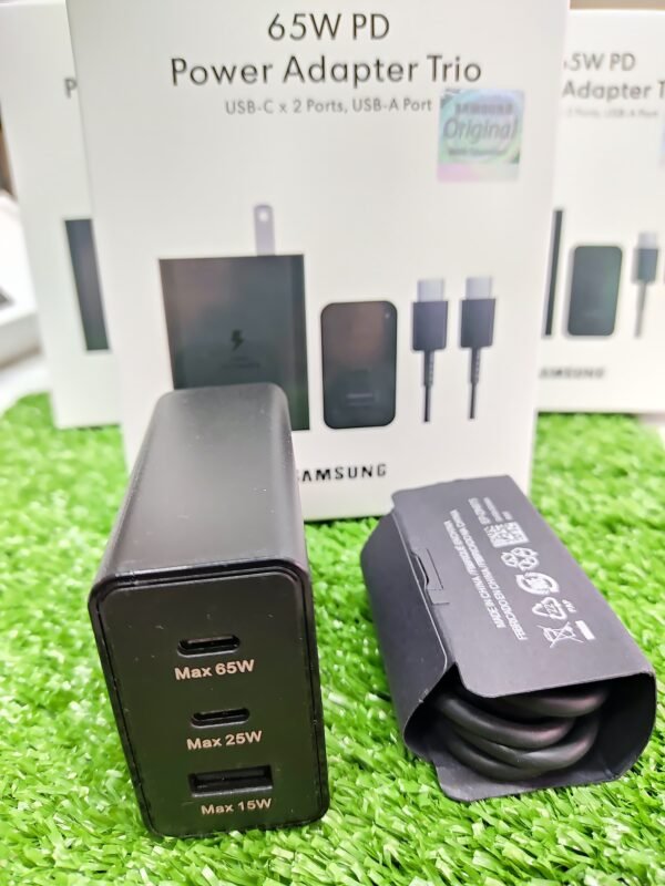 Cargador completo Samsung 65w tipo C