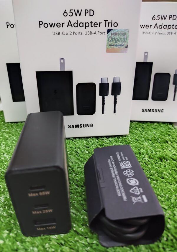 Cargador completo Samsung 65w tipo C