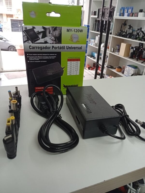 Cargador portátil universal para laptop MY-120W jn864