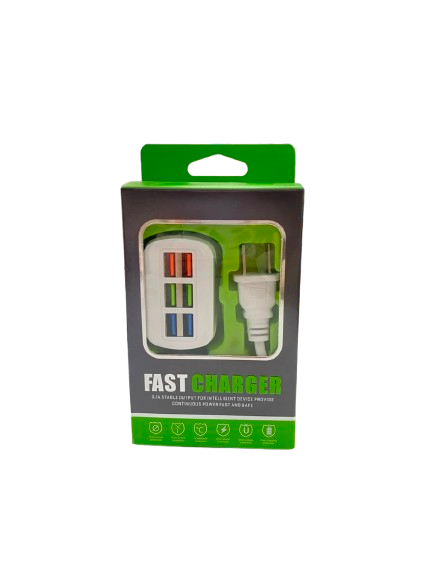 Multicargador de 6 puertos USB