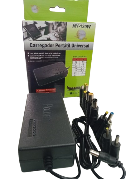 Cargador portátil universal para laptop MY-120W jn864