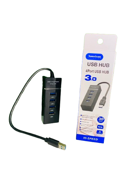 Hub USB 3.0 de 4 Puertos – Alta Velocidad