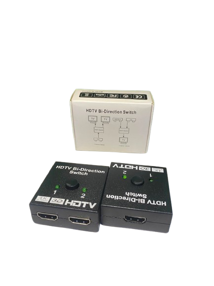 Switch HDMI 2 entradas y 1 salida  4K
